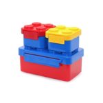 Oxford Block Cool Lunch Box 3 Set + Blue Pouch - Image 2